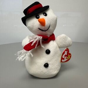Ty Snowman Beanie Baby